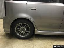 Installing a set of spacers to increase the ground clearance Toyota bB Lift Kits (leveling kits and coil spring spacer\strut spacer)