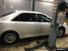Installing a set of spacers to increase the ground clearance Toyota Camry VII (XV50) Lift Kits (leveling kits and coil spring spacer\strut spacer)