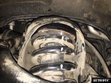 Installing a set of spacers to increase the ground clearance Toyota Land Cruiser 200 Lift Kits (leveling kits and coil spring spacer\strut spacer)