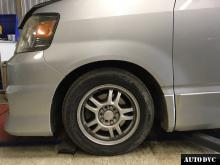 Installing a set of spacers to increase the ground clearance Toyota Noah Lift Kits (leveling kits and coil spring spacer\strut spacer)