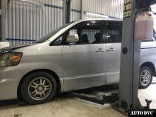 Installing a set of spacers to increase the ground clearance Toyota Noah Lift Kits (leveling kits and coil spring spacer\strut spacer)