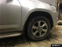 Installing a set of spacers to increase the ground clearance Toyota RAV 4 III (XA30) Lift Kits (leveling kits and coil spring spacer\strut spacer)
