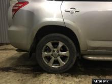 Installing a set of spacers to increase the ground clearance Toyota RAV 4 III (XA30) Lift Kits (leveling kits and coil spring spacer\strut spacer)