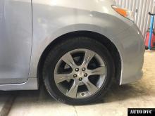 Installing a set of spacers to increase the ground clearance Toyota Sienna Lift Kits (leveling kits and coil spring spacer\strut spacer)