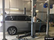 Installing a set of spacers to increase the ground clearance Toyota Sienna Lift Kits (leveling kits and coil spring spacer\strut spacer)
