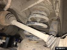 Installing a set of spacers to increase the ground clearance Volkswagen Transporter T5 Lift Kits (leveling kits and coil spring spacer\strut spacer)