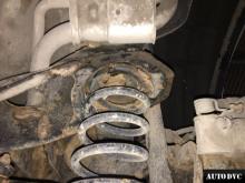 Installing a set of spacers to increase the ground clearance Volvo V50 Lift Kits (leveling kits and coil spring spacer\strut spacer)