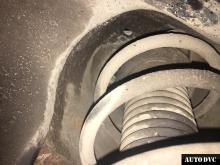 Installing a set of spacers to increase the ground clearance Volvo V70 Lift Kits (leveling kits and coil spring spacer\strut spacer)