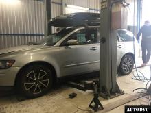 Installing a set of spacers to increase the ground clearance Volvo V70 Lift Kits (leveling kits and coil spring spacer\strut spacer)