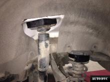 Installing a set of spacers to increase the ground clearance Volvo XC70 II Lift Kits (leveling kits and coil spring spacer\strut spacer)