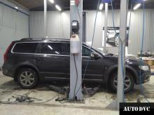 Installing a set of spacers to increase the ground clearance Volvo XC 70 (leveling kits and coil spacer\strut spacer)