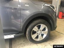 Installing a set of spacers to increase the ground clearance Hyundai Creta Lift Kits (leveling kits and coil spring spacer\strut spacer)